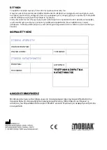 Preview for 5 page of Mobiak 0805454 User Manual