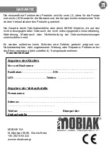 Preview for 18 page of Mobiak 0806276 User Manual