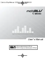 MobiBlu Cubisto User Manual предпросмотр