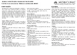 Preview for 3 page of Mobiclinic MOBI 1 Instruction Manual