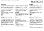 Preview for 3 page of Mobiclinic MOBI 4 PLUS Instruction Manual