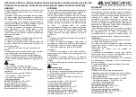 Mobiclinic Mobi2 Instruction Manual предпросмотр