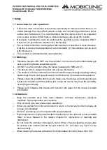 Предварительный просмотр 15 страницы Mobiclinic PX-02 Instruction Manual