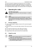 Preview for 11 page of Mobicool A-40 DC Operating Manual