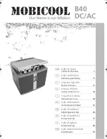 Mobicool B40 DC/AC Instruction Manual предпросмотр