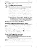 Preview for 21 page of Mobicool B40 DC/AC Instruction Manual