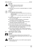 Предварительный просмотр 6 страницы Mobicool C40AC Operating Manual