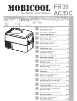 Mobicool FR35 AC/DC Operating Manual предпросмотр