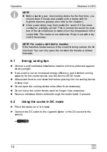 Preview for 10 page of Mobicool G30 Operating Manual