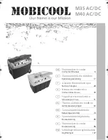 Mobicool M35 AC/DC Instruction Manual предпросмотр