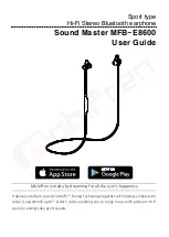 Preview for 1 page of MobiFren Sound Master MFB-E860 User Manual