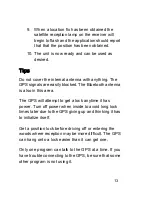 Preview for 13 page of Mobile Crossing BLUETOOTH GPS User Manual