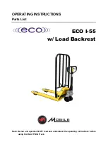 Mobile ECO I-55 Operating Instructions Manual preview