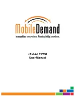 Предварительный просмотр 1 страницы MobileDemand xTablet T7200 User Manual