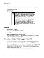 Preview for 8 page of MobileDemand xTablet T7200 User Manual