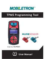 Mobiletron TX-PT001 User Manual preview