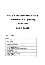 Mobiletron TX011 Installation And Operating Instructions Manual preview