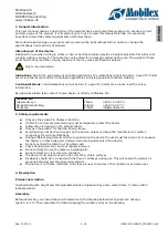 Предварительный просмотр 9 страницы Mobilex 272010 User Manual