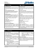 Preview for 3 page of Mobilex 301102 User Manual