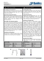 Preview for 2 page of Mobilex 302050 User Manual