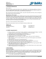 Preview for 2 page of Mobilex 302065 User Manual