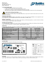 Preview for 14 page of Mobilex 312205 User Manual