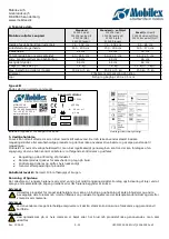 Preview for 9 page of Mobilex 312300 User Manual