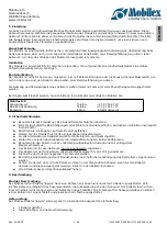 Preview for 3 page of Mobilex 312410 User Manual