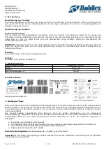 Preview for 4 page of Mobilex 315021 User Manual