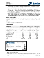 Preview for 4 page of Mobilex Impala 312060 User Manual