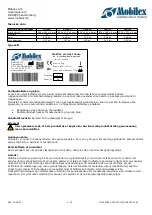 Предварительный просмотр 6 страницы Mobilex Mobiglide 240501 User Manual