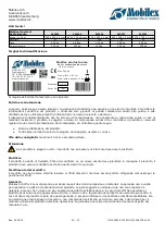 Preview for 10 page of Mobilex Mobiglide 240501 User Manual