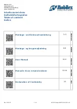 Preview for 2 page of Mobilex SC User Manual