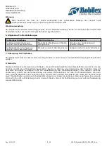 Preview for 5 page of Mobilex SC User Manual