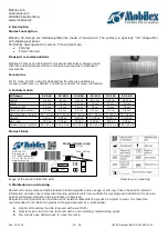 Preview for 10 page of Mobilex SC User Manual