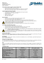 Preview for 15 page of Mobilex TIGER 312201 User Manual