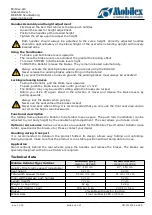 Preview for 9 page of Mobilex Tiger Outdoor User Manual