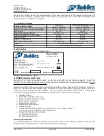 Preview for 5 page of Mobilex Tiger Standard User Manual