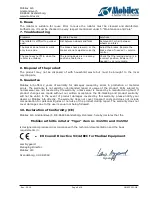 Preview for 6 page of Mobilex Tiger Standard User Manual