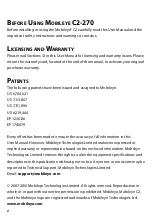 Preview for 2 page of Mobileye C2-270 User Manual