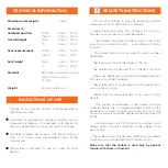 Preview for 3 page of Mobilita amigo M200 User Manual