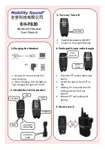 Предварительный просмотр 1 страницы Mobility Sound BH P820 User Manual