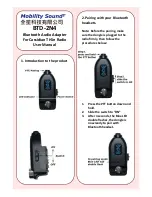 Предварительный просмотр 1 страницы Mobility Sound BTD-2N4 User Manual