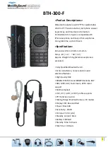 Mobility Sound BTH-300-F Quick Start Manual предпросмотр