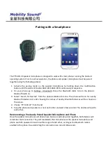 Preview for 4 page of Mobility Sound PTT-600-VZ Manual