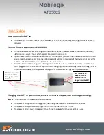 Preview for 1 page of Mobilogix ATD500S User Manual