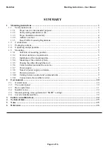 Preview for 2 page of Mobiltech MobilSat Mounting Instruction And User Manual