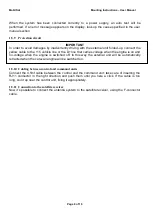 Preview for 9 page of Mobiltech MobilSat Mounting Instruction And User Manual