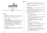 Preview for 3 page of MOBIRAMP ALU Series TYPE MRL User Manual