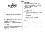 Preview for 7 page of MOBIRAMP ALU Series TYPE MRL User Manual